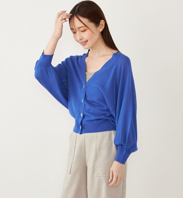 SHIPS Colors 「SHIPS Colors:〈手洗い可能〉レーヨンナイロン ドルマン カーディガン」|カーディガン|