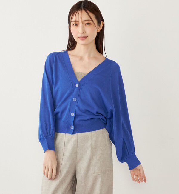 SHIPS Colors 「SHIPS Colors:〈手洗い可能〉レーヨンナイロン ドルマン カーディガン」|カーディガン|