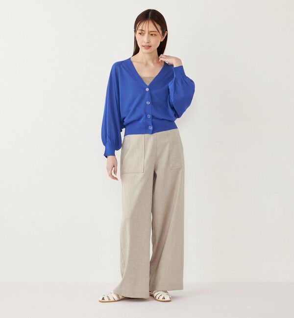 SHIPS Colors 「SHIPS Colors:〈手洗い可能〉レーヨンナイロン ドルマン カーディガン」|カーディガン|