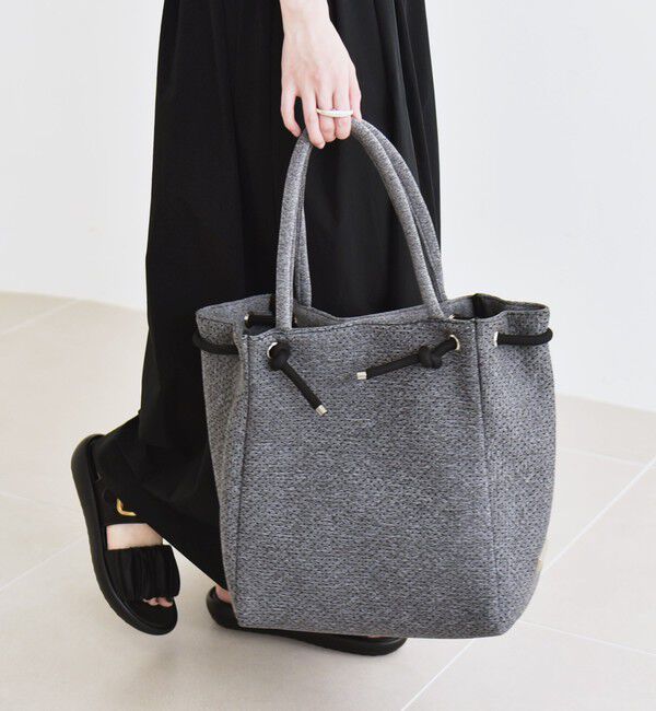 quaranciel「quaranciel: パンチング ロープ デザイン トート バッグ（A4対応）」|トートバッグ|