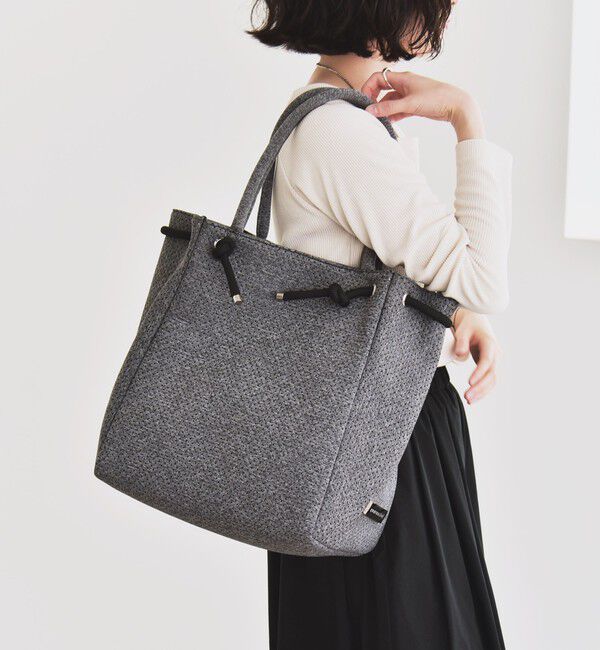 quaranciel「quaranciel: パンチング ロープ デザイン トート バッグ（A4対応）」|トートバッグ|