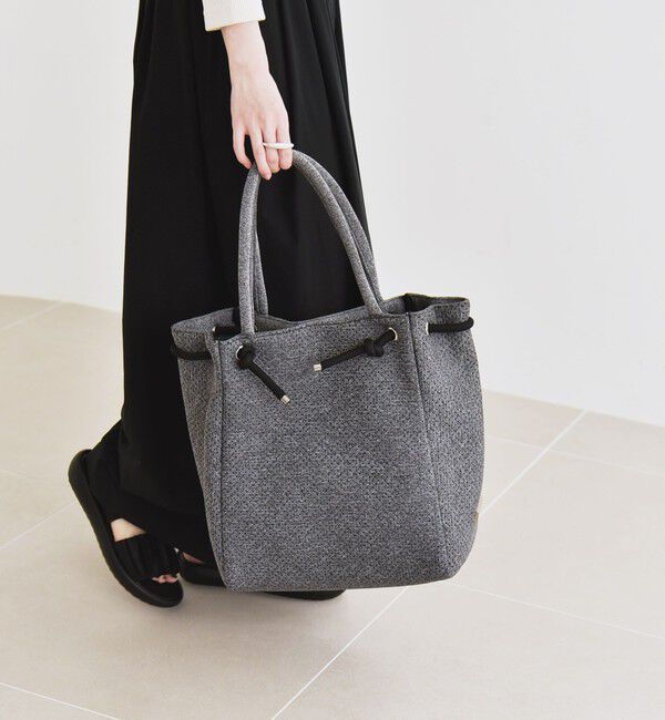 quaranciel「quaranciel: パンチング ロープ デザイン トート バッグ（A4対応）」|トートバッグ|