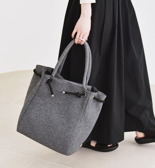 quaranciel「quaranciel: パンチング ロープ デザイン トート バッグ（A4対応）」|トートバッグ|