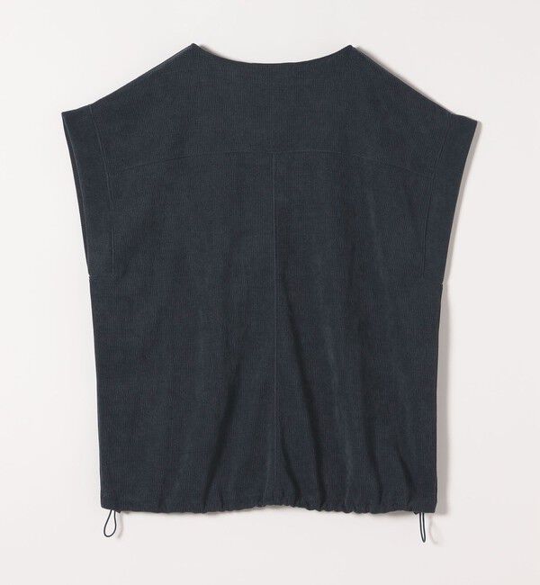 quaranciel「quaranciel:〈洗濯機可能〉ポリエステル ベロア ドロスト ルーズ プルオーバー」|Tシャツ・カットソー|