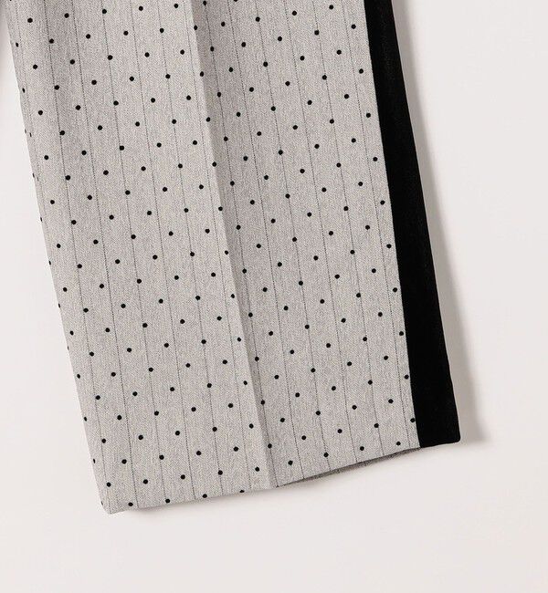 quaranciel「quaranciel:〈洗濯機可能〉フロッキー ドット ストライプ ライン イージー パンツ」|その他|