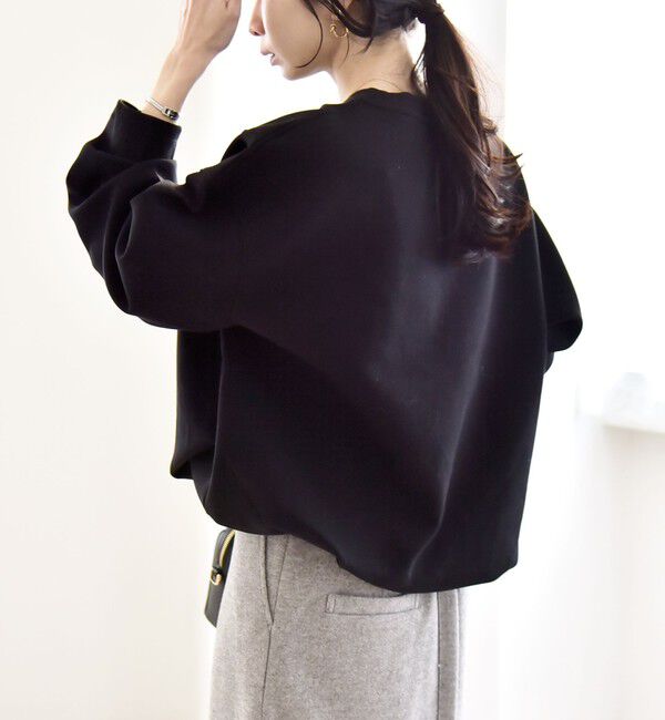 quaranciel「quaranciel:〈洗濯機可能〉ポンチ Vヨークバルーン スウェット プルオーバー」|スウェット・ジャージ|