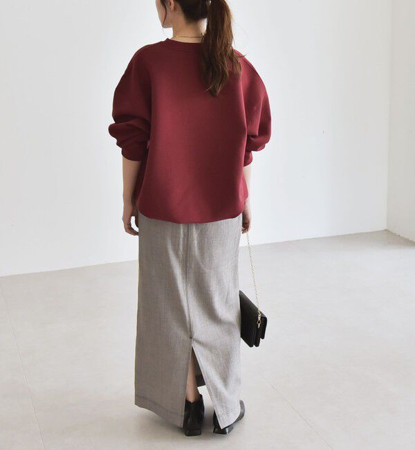 quaranciel「quaranciel:〈洗濯機可能〉ポンチ Vヨークバルーン スウェット プルオーバー」|スウェット・ジャージ|