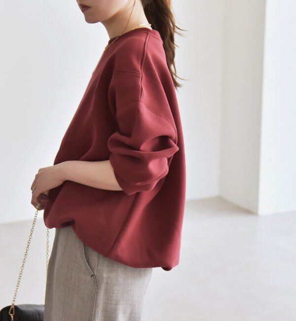 quaranciel「quaranciel:〈洗濯機可能〉ポンチ Vヨークバルーン スウェット プルオーバー」|スウェット・ジャージ|