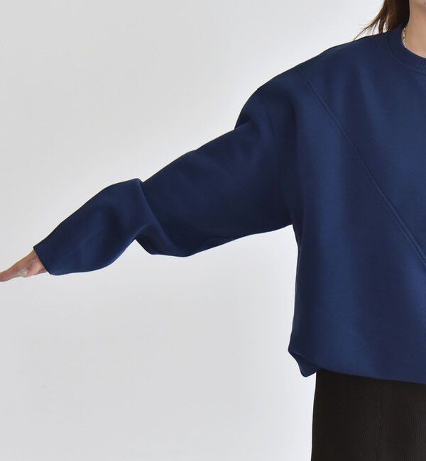 quaranciel「quaranciel:〈洗濯機可能〉ポンチ Vヨークバルーン スウェット プルオーバー」|スウェット・ジャージ|