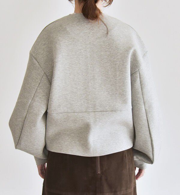 quaranciel「quaranciel:〈洗濯機可能〉ポンチ ロゴプリント スウェット ジップ ブルゾン カーディガン」|スウェット・ジャージ|