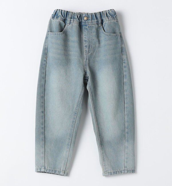SHIPS Colors 「SHIPS Colors:100～130cm /〈洗濯機可能〉バレルレッグ デニムパンツ◇」|デニム|