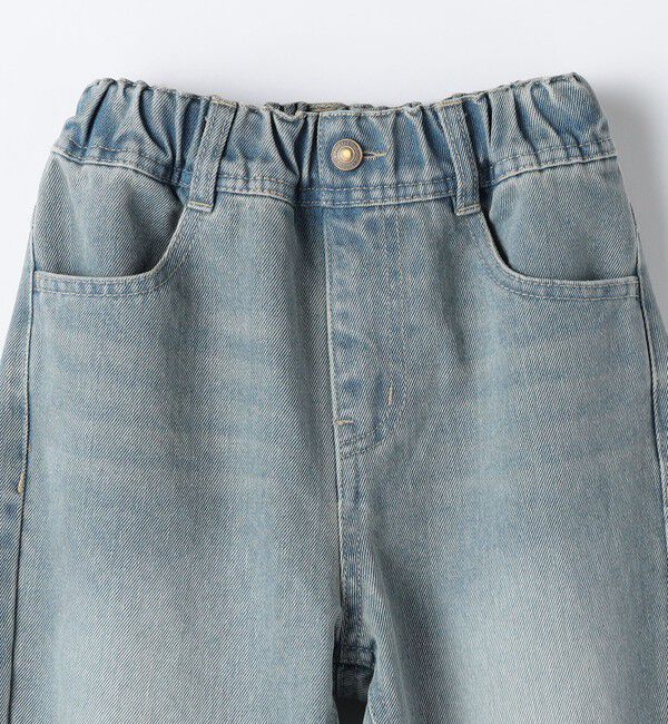 SHIPS Colors 「SHIPS Colors:100～130cm /〈洗濯機可能〉バレルレッグ デニムパンツ◇」|デニム|