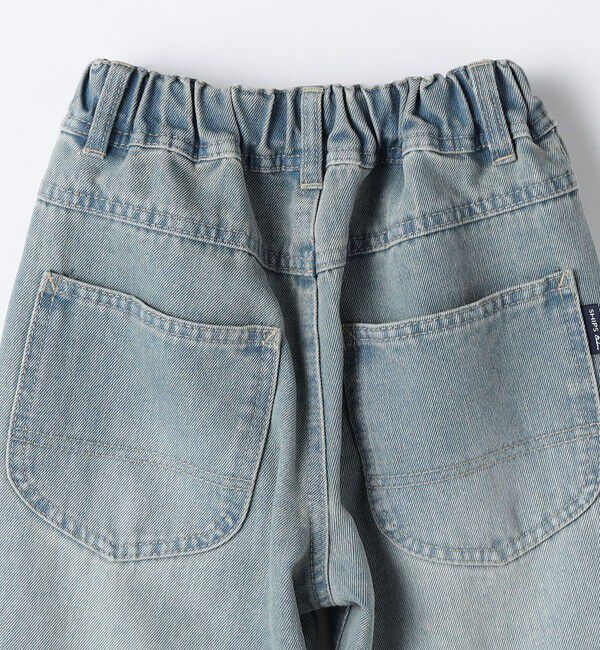SHIPS Colors 「SHIPS Colors:100～130cm /〈洗濯機可能〉バレルレッグ デニムパンツ◇」|デニム|