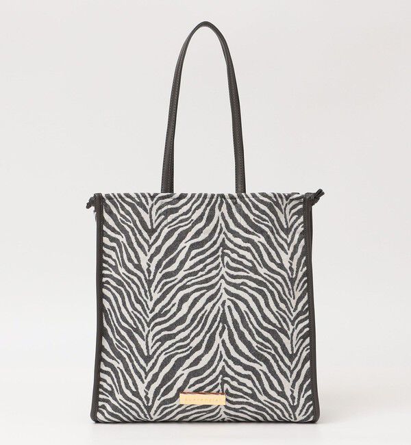 quaranciel「quaranciel: 2way アニマル パイピング 巾着 トートバッグ（A4対応）」|トートバッグ|