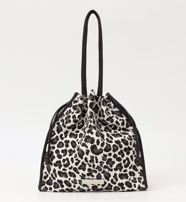 quaranciel「quaranciel: 2way アニマル パイピング 巾着 トートバッグ（A4対応）」|トートバッグ|