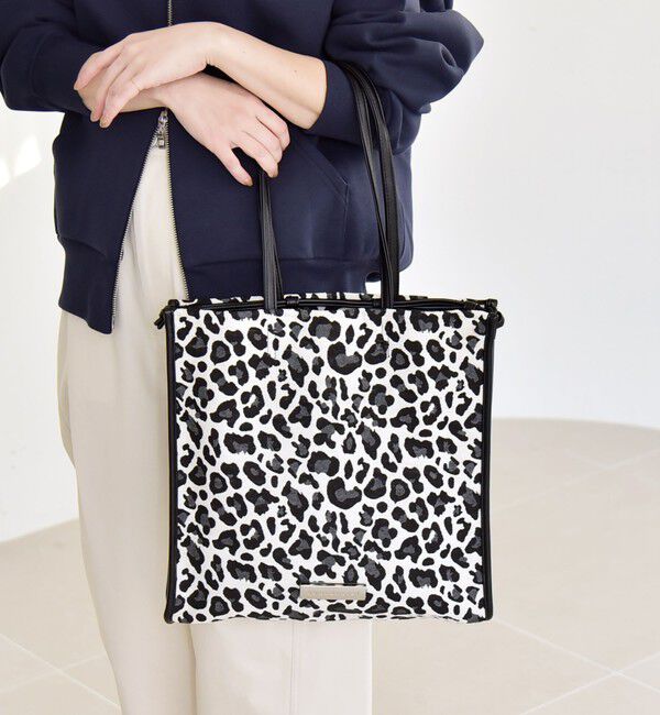 quaranciel「quaranciel: 2way アニマル パイピング 巾着 トートバッグ（A4対応）」|トートバッグ|