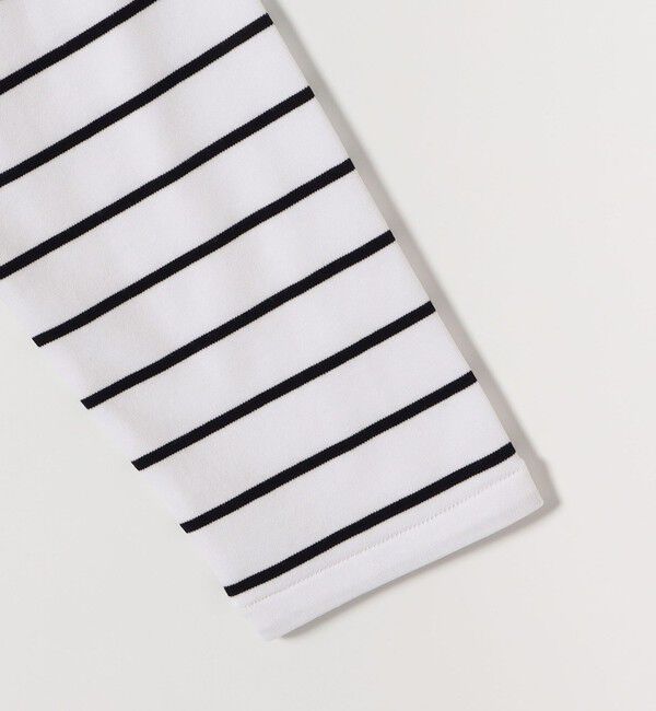 quaranciel「quaranciel:〈洗濯機可能〉ボーダー ビッグ スキッパー プルオーバー」|Tシャツ・カットソー|