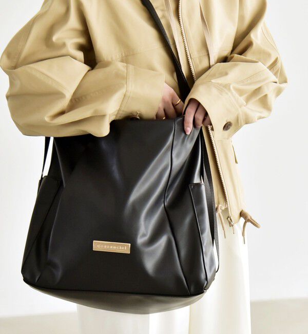 quaranciel「quaranciel: 3way リュックサック ワンハンドル トートバッグ（A4対応）」|トートバッグ|