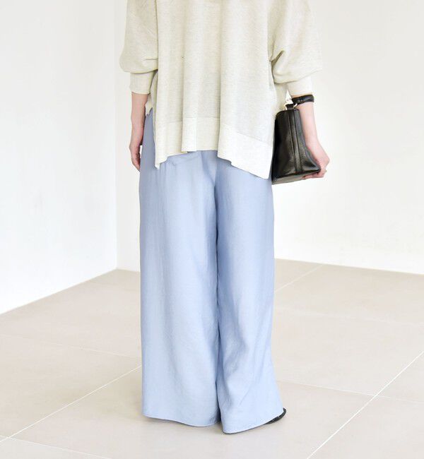 quaranciel「quaranciel:〈洗濯機可能〉タック ワイド イージー パンツ」|その他|
