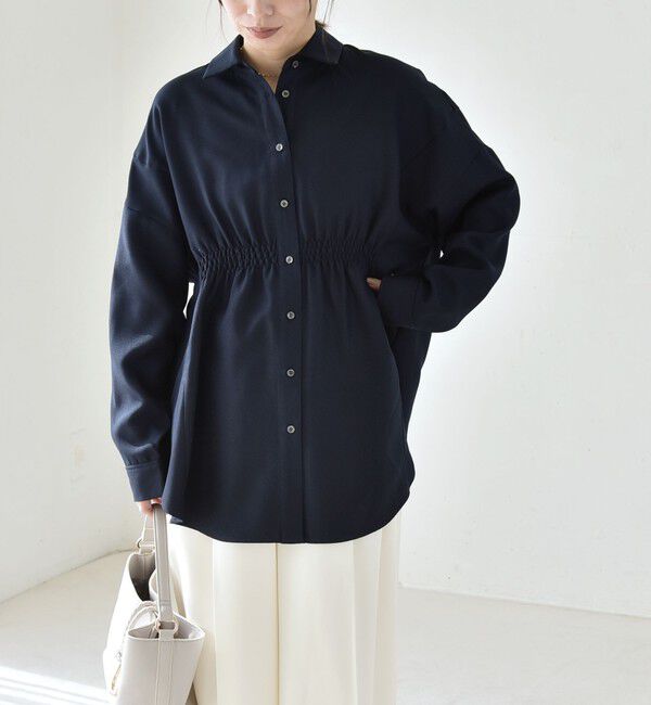 quaranciel「quaranciel:〈洗濯機可能〉ギャザー シャツ & イージー パンツ セットアップ」|その他|