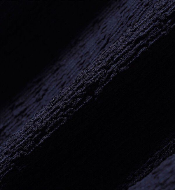 quaranciel「quaranciel:〈洗濯機可能〉ジャカード ジャージー クルーネック プルオーバー」|Tシャツ・カットソー|