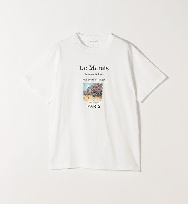 quaranciel「ANGE IN DISGUISE:〈手洗い可能〉コットン フォト & ロゴ TEE 26SS」|Tシャツ・カットソー|