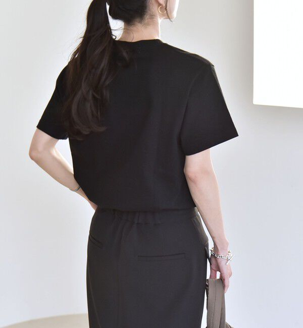 quaranciel「ANGE IN DISGUISE:〈手洗い可能〉コットン フォト & ロゴ TEE 26SS」|Tシャツ・カットソー|