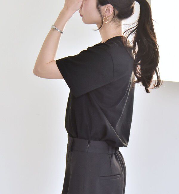 quaranciel「ANGE IN DISGUISE:〈手洗い可能〉コットン フォト & ロゴ TEE 26SS」|Tシャツ・カットソー|