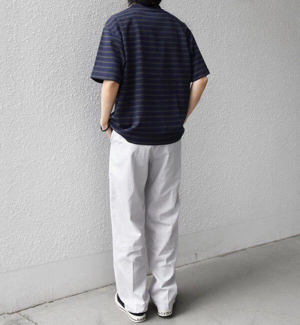 SHIPS any「SHIPS any:〈洗濯機可能〉デザイン リブ ベーシック ボーダー Tシャツ◆」|Tシャツ・カットソー|