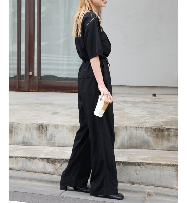 OUTDOOR PRODUCTS Usual Things「ダブルポケットVネックオールインワン」|オールインワン|