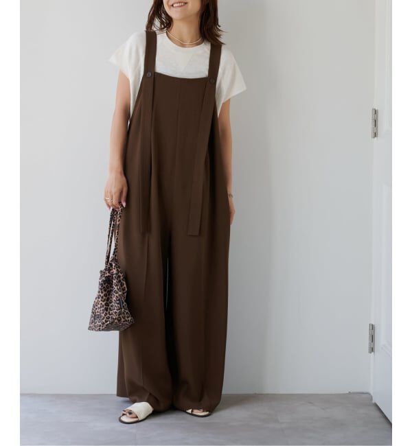 OUTDOOR PRODUCTS Usual Things「≪予約 追加≫ポリエステルノットディテールサロペット」|オールインワン|