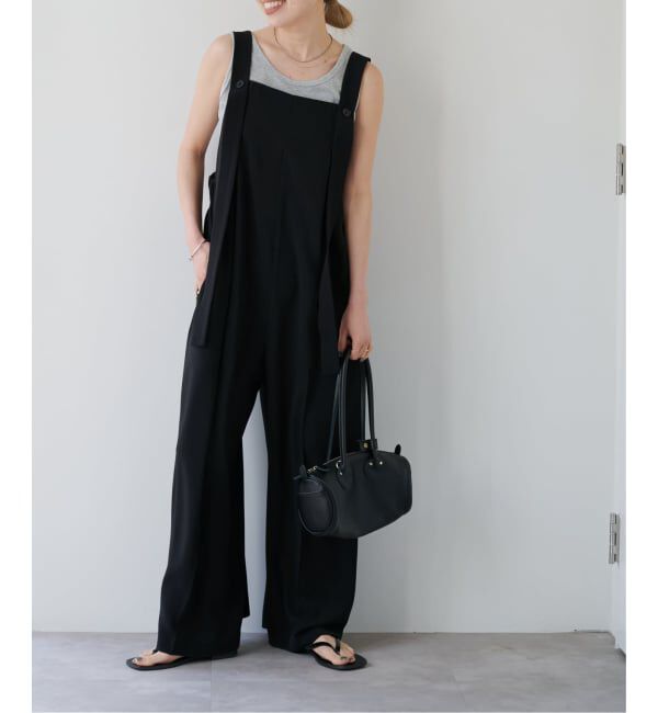 OUTDOOR PRODUCTS Usual Things「≪予約 追加≫ポリエステルノットディテールサロペット」|オールインワン|