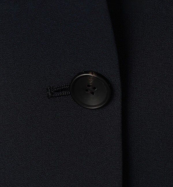 DES PRES「ライトダブルクロス ノーカラージャケット」|ノーカラージャケット|