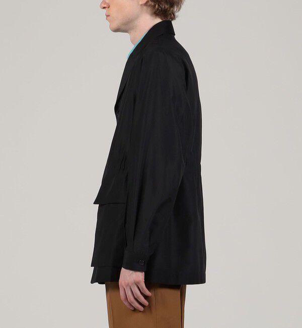 TOMORROWLAND MENS「ブラタクシルク ピークドラペルブルゾン」|ブルゾン・スタジャン|