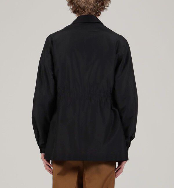 TOMORROWLAND MENS「ブラタクシルク ピークドラペルブルゾン」|ブルゾン・スタジャン|