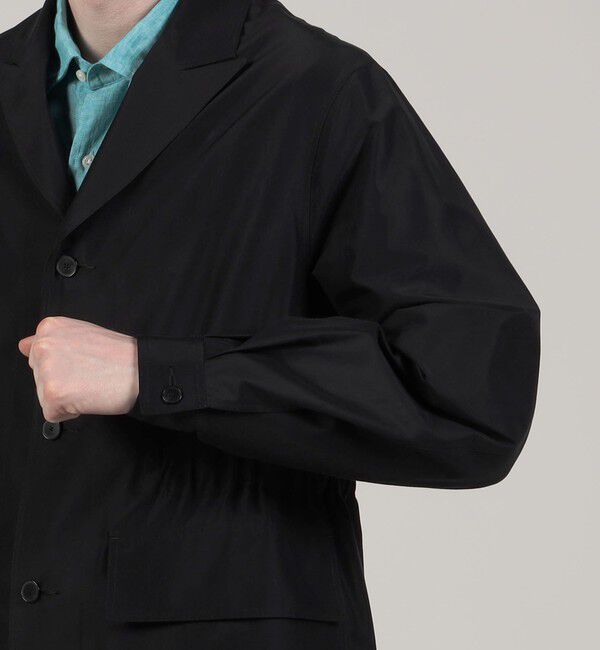 TOMORROWLAND MENS「ブラタクシルク ピークドラペルブルゾン」|ブルゾン・スタジャン|