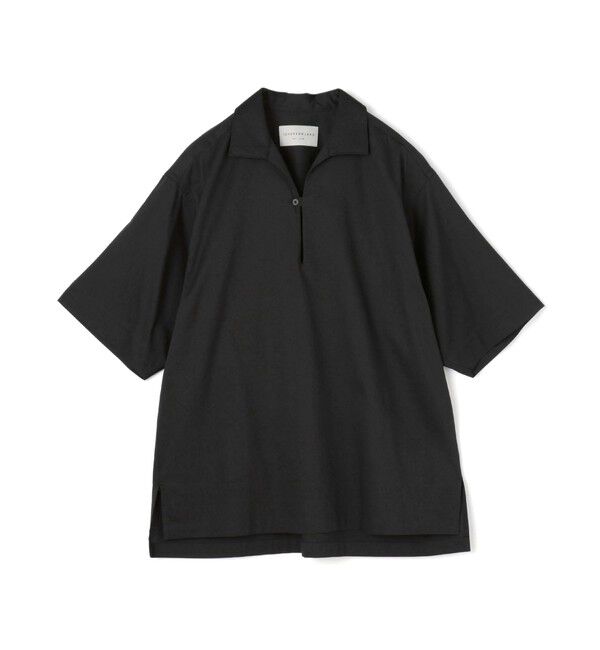 TOMORROWLAND MENS「コットンピケ カプリシャツ」|シャツ・ブラウス|17 チャコールグレー
