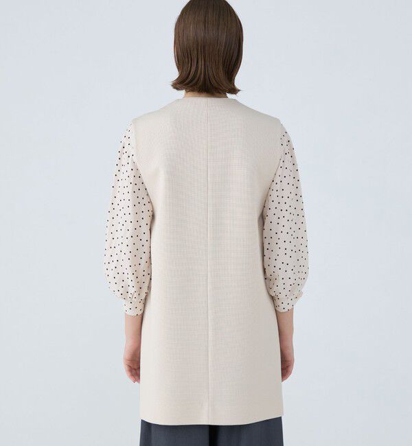 Ballsey「レノクロスジャージー Vカラーミドルジレ」|ベスト・ジレ|