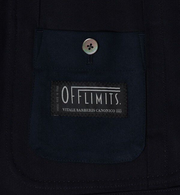 TOMORROWLAND MENS「ウールポリエステル シングルブレステッド 2Bジャケット V.B.CANONICO」|テーラードジャケット|