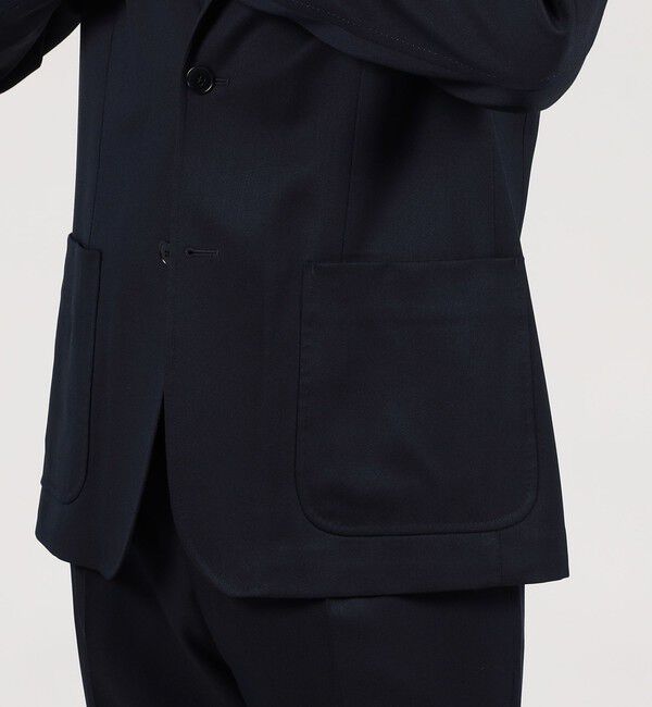 TOMORROWLAND MENS「ウールポリエステル シングルブレステッド 2Bジャケット V.B.CANONICO」|テーラードジャケット|