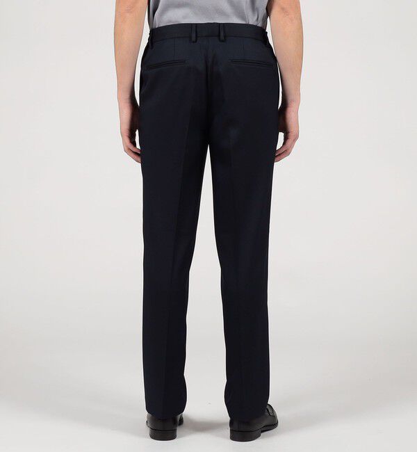 TOMORROWLAND MENS「ウールポリエステル 1プリーツ イージースラックス V.B.CANONICO」|スラックス|