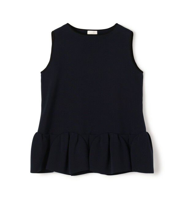 Ballsey「ミラノリブ タックヘムノースリーブプルオーバー」|ニット・セーター|69 ネイビー