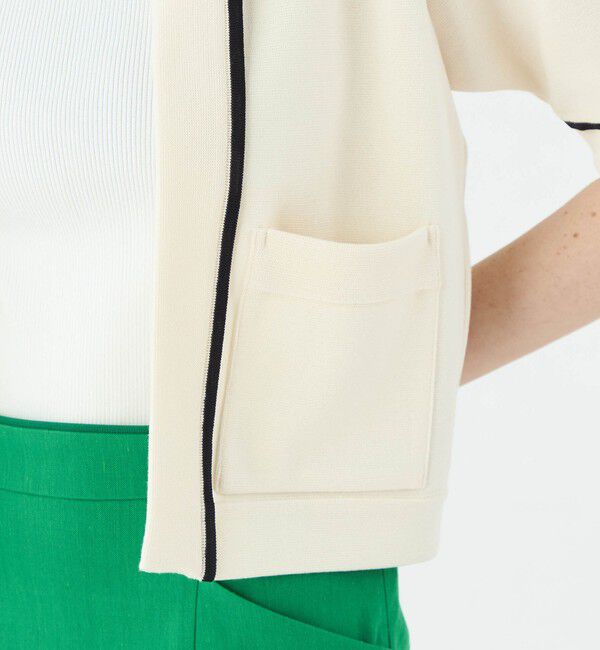 Ballsey「ミラノリブ ショート スリーブカーディガン」|カーディガン|