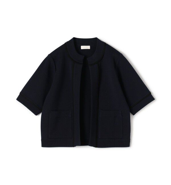 Ballsey「ミラノリブ ショート スリーブカーディガン」|カーディガン|69 ネイビー