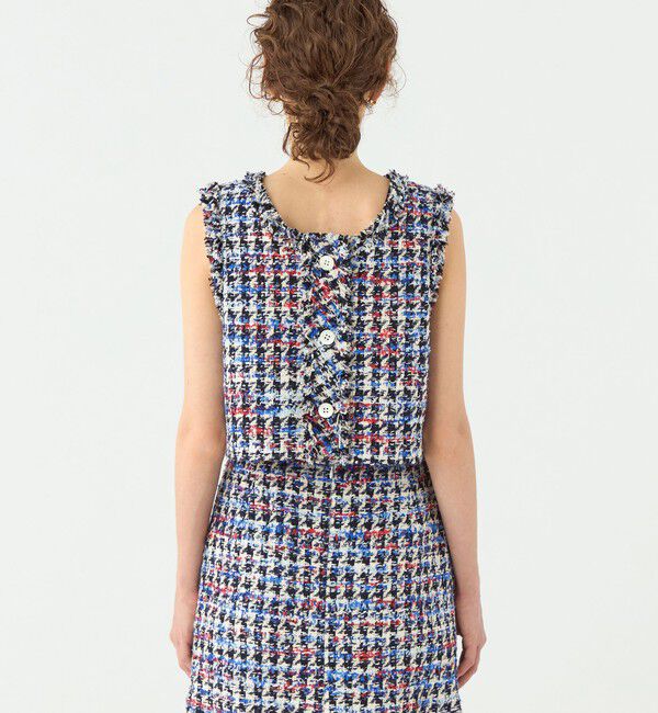 TOMORROWLAND collection「トリコロールシェパード フロンタブルジレ」|ベスト・ジレ|