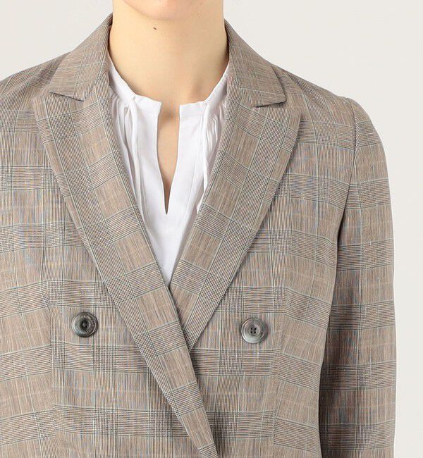 TOMORROWLAND collection「グリーンウィンドウ ダブルブレストジャケット」|テーラードジャケット|