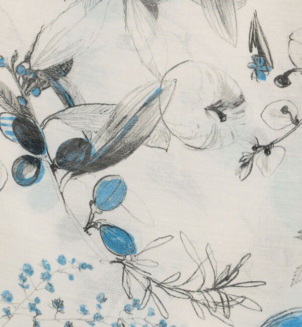 TOMORROWLAND collection「アップルフラワープリント ショルダーギャザーブラウス」|シャツ・ブラウス|