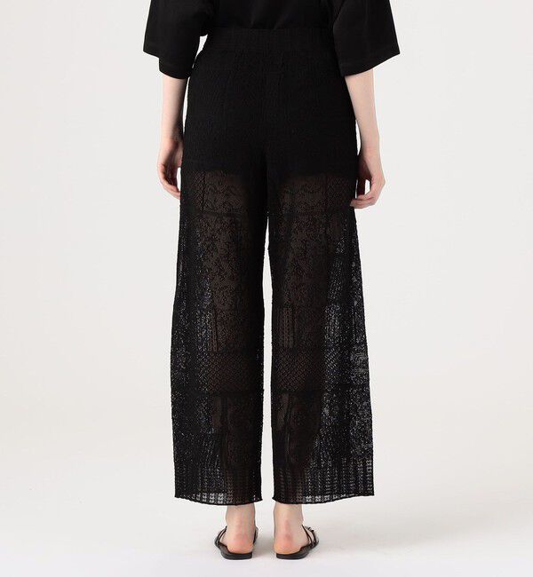DES PRES「アイレットレース セミワイドパンツ」|その他|