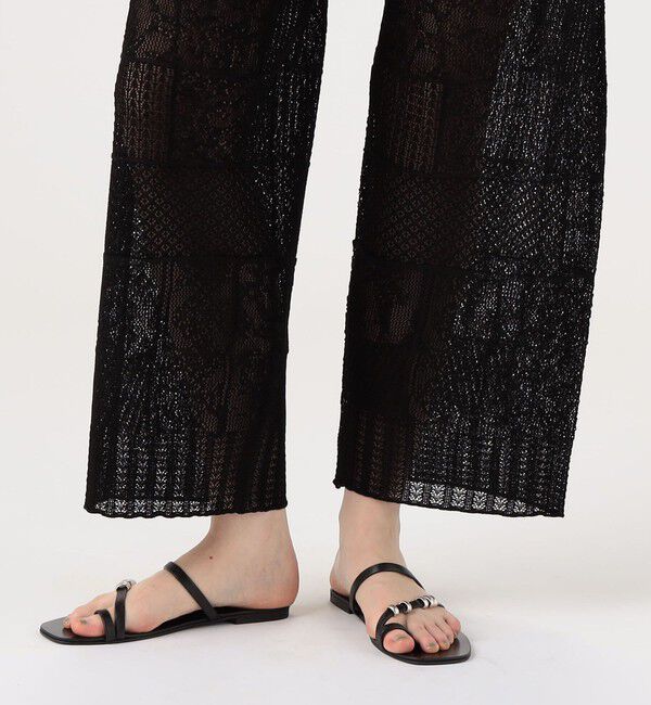 DES PRES「アイレットレース セミワイドパンツ」|その他|