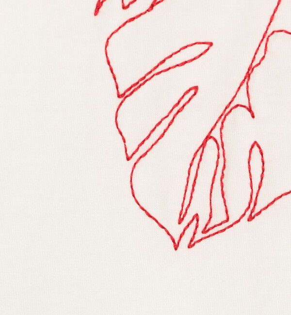 MACPHEE「ボタニカルエンブロイダリー ノースリーブプルオーバー」|タンクトップ|